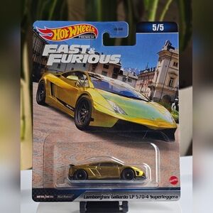 Hot Wheels Fast & Furious Gold Car